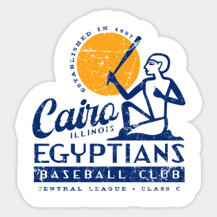 Cairo Egyptians Baseball Sticker